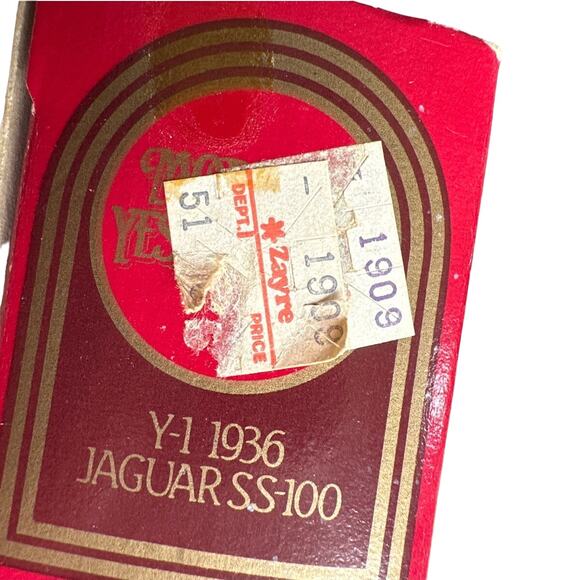 Matchbox Models Of Yesterday Y-1 1936 Jaguar SS-100 from 1977 - Picture 9 of 9